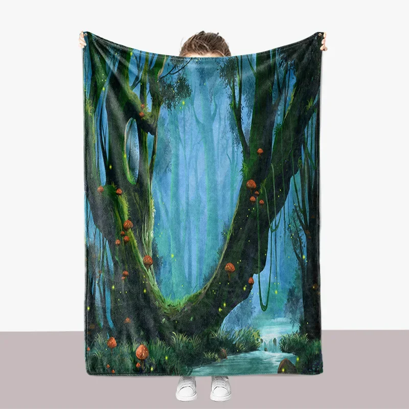 Magic and Wonderland Серия Мягкое Теплое Фланелевое Одеяло Королевский Размер