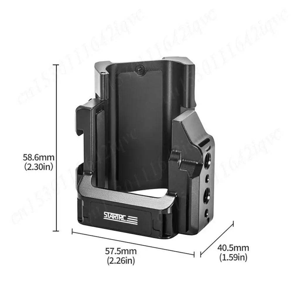 Металлическая удлинительная рамка для DJI Osmo Pocket 3 с винтовыми отверстиями 1/4