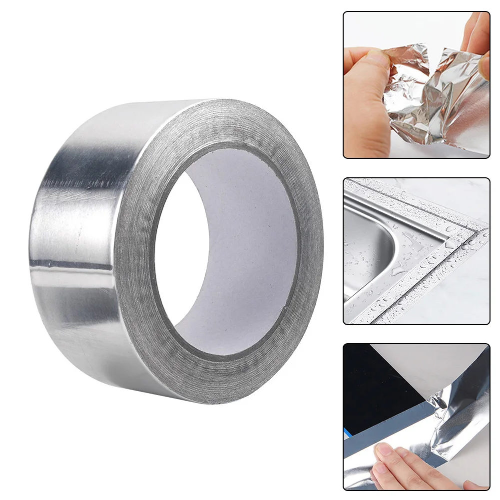 

High Temperature Resistant Smoke Exhaust Pipe Sealing Kitchen Cauldron Leak Proof Sunscreen Heat Insulation Aluminum Foil Tape