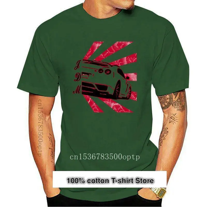 

Camiseta deportiva JDM для мужчин, Camisa de algodón puro 2021, S-6XL de talla grande, для летнего сезона