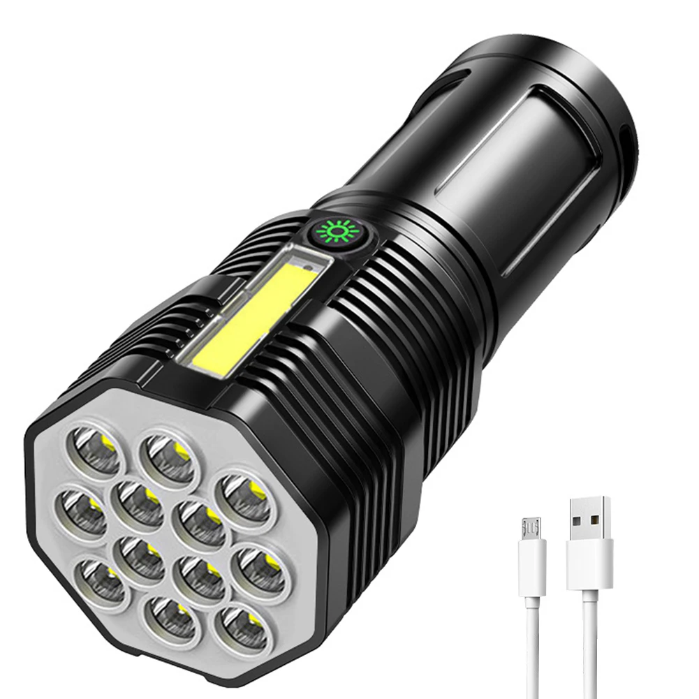 

Водонепроницаемый Ультраяркий фонарь IPX4 с зарядкой Micro USB и COB матрицей, фонарик для кемпинга и рыбалки, 1200 лм, мАч, Уличное оборудование