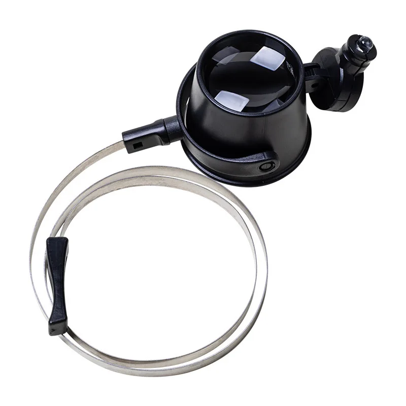 20X Magnifier Aluminum Alloy Watchmaker Magnifying Glass Jewelry Watch Repair Glass Lens Loupe Accessory