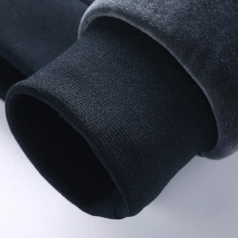 Double Sided Golden Velvet Warm Jacket Men's Autumn and Winter Baseball Uniform Korean Fashion Plush Coat Oversize Clothes