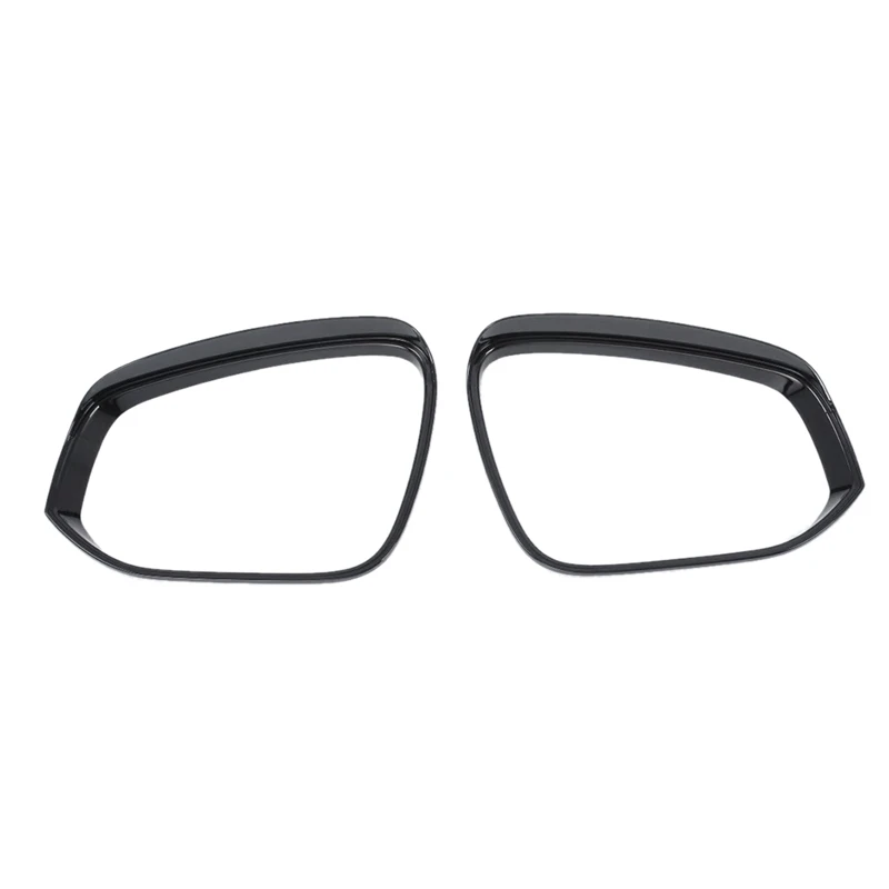 

Car Rearview Mirror Rain Frame Eyebrow For Toyota Corolla CROSS 2022 Black