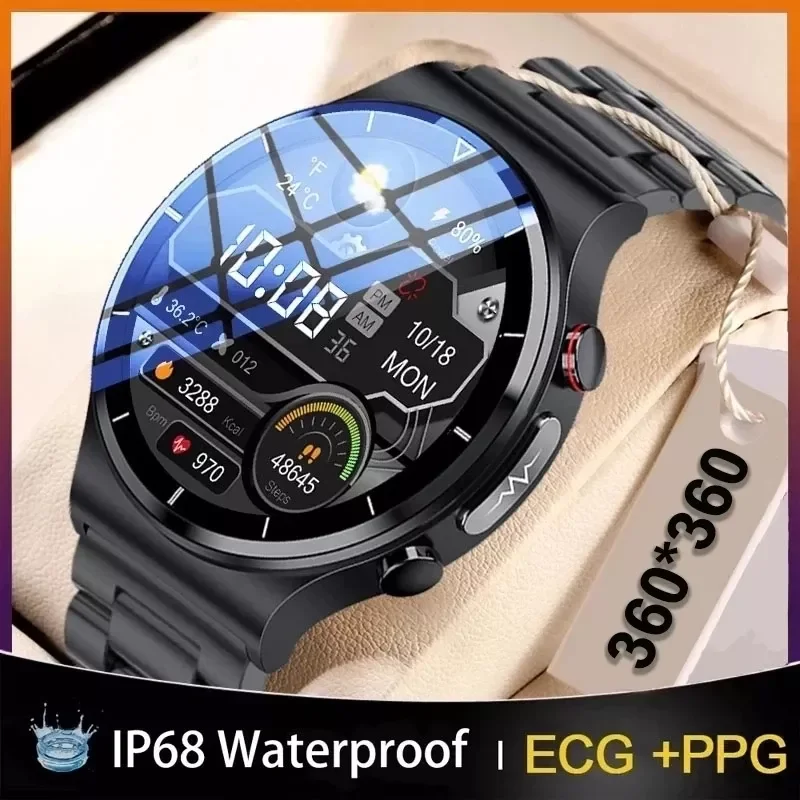 

ECG+PPG Smart Watch Men Heart Rate Blood Pressure Watch Health Fitness Tracker IP68 Waterproof Smartwatch For Xiaomi