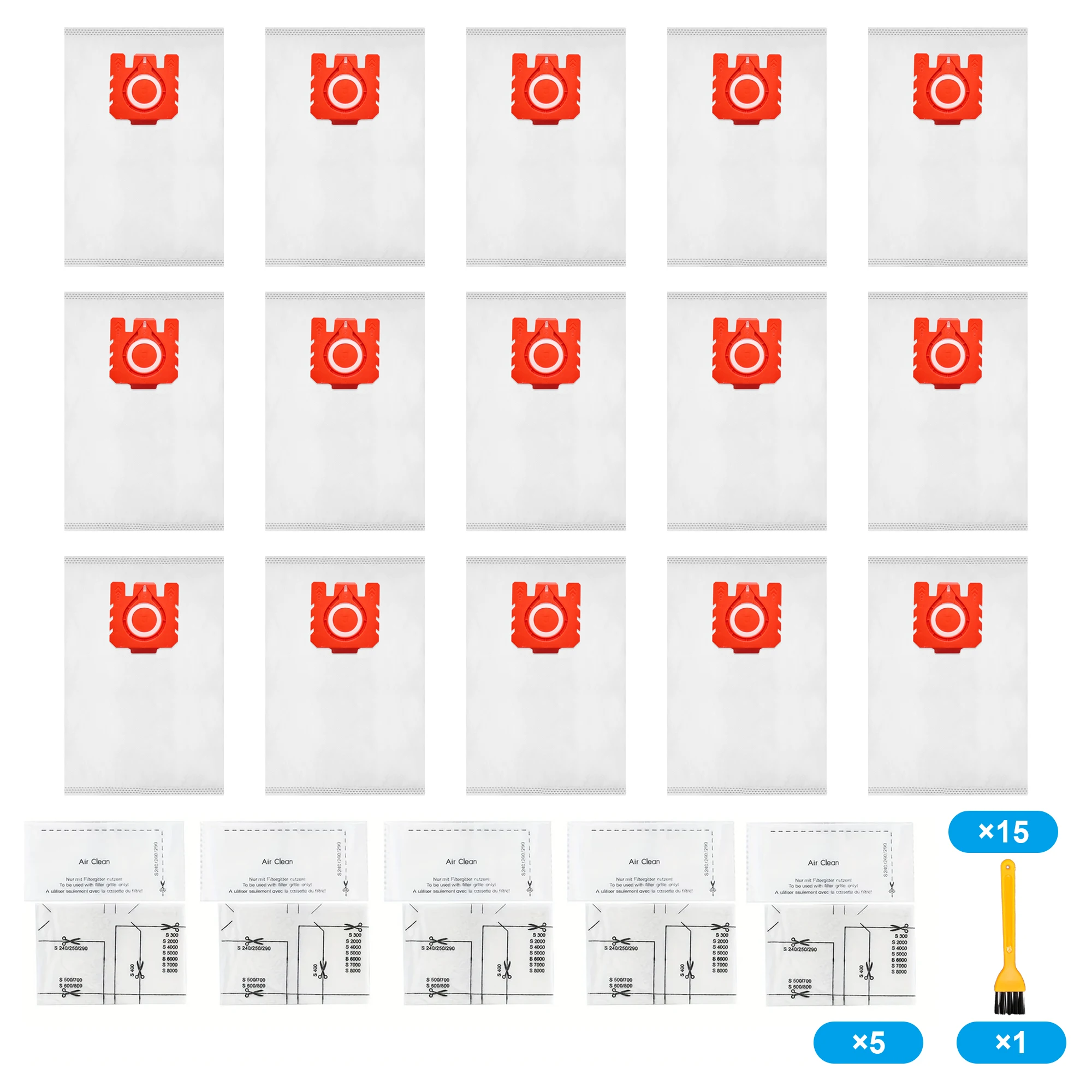 

Мешки для пылесоса Heloxyo 3D Airclean FJM для Miele