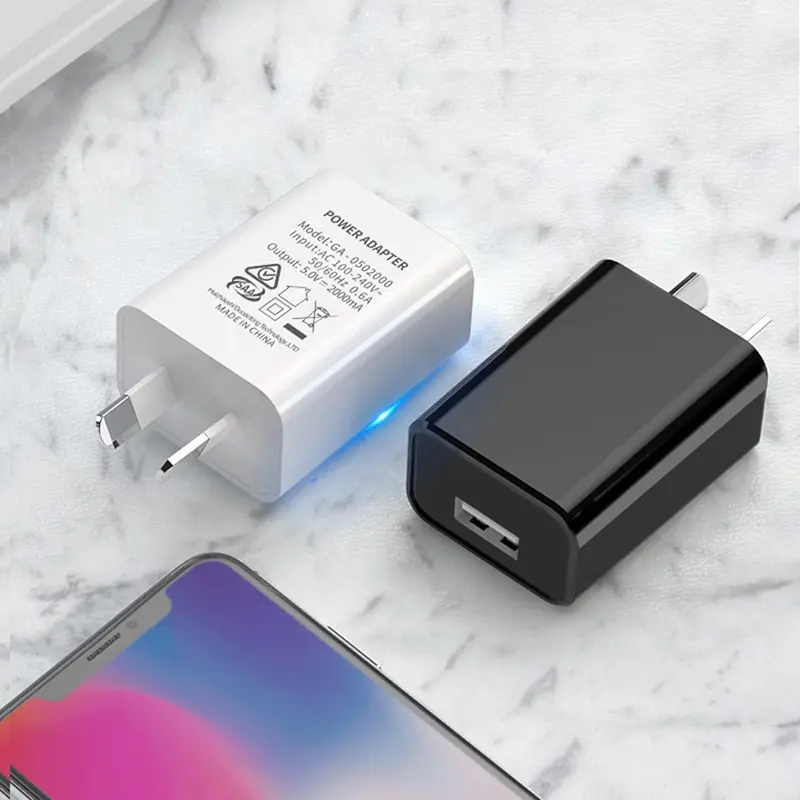 

Штепсельная Вилка для зарядки австралийского стандарта, сертифицированный Saa, адаптер 5 в 1 А/2 А, необходимый для путешествий по Usb для дома и ...