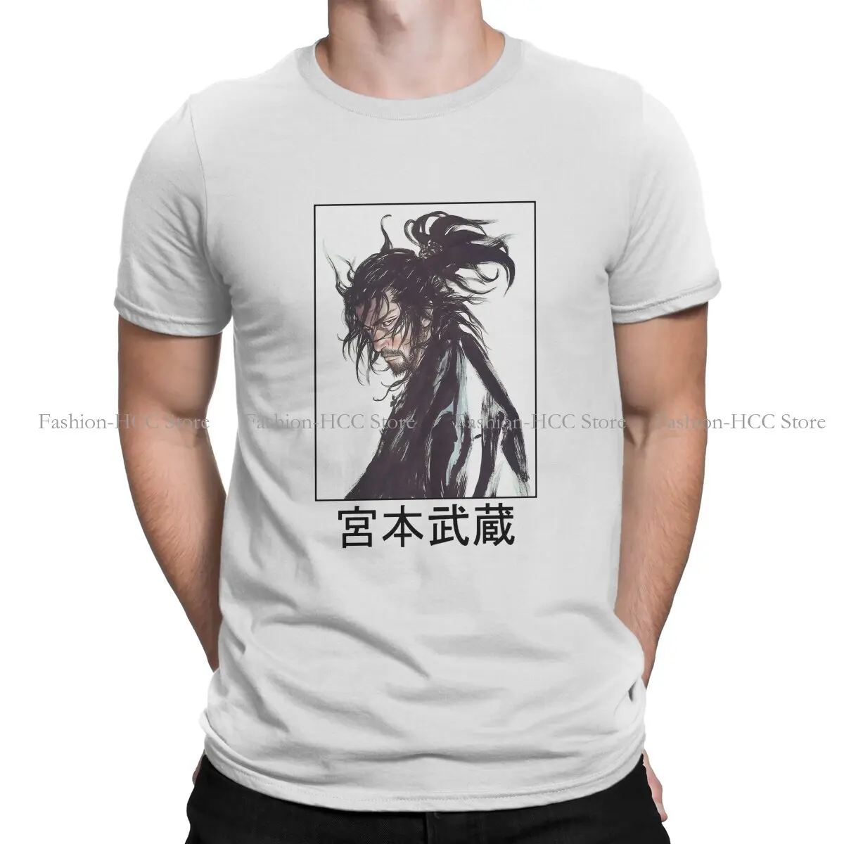 

Cool Samurai Special Polyester TShirt Vagabond Miyamoto Musashi Sasaki Kojiro Manga Top Quality Hip Hop Gift Idea T Shirt