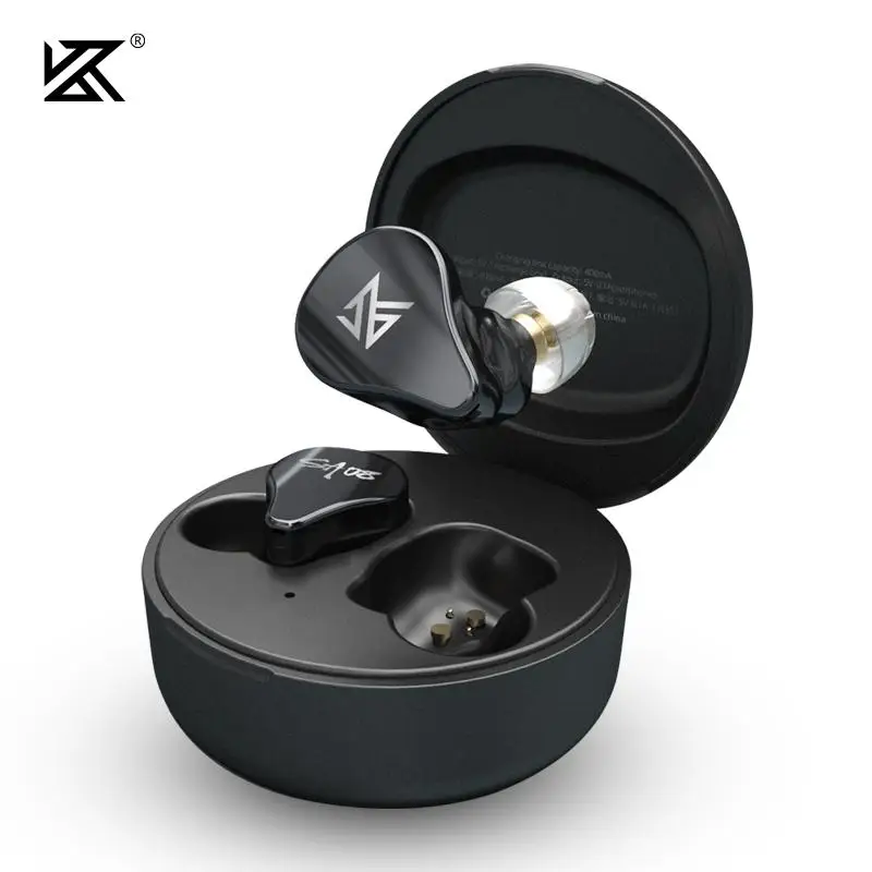 

KZ SA08 TWS True Wireless Bluetooth v5.0 Earphones 8BA Units Game Earbuds Touch Control Noise Cancelling Sport Headset Z1 S1 S2