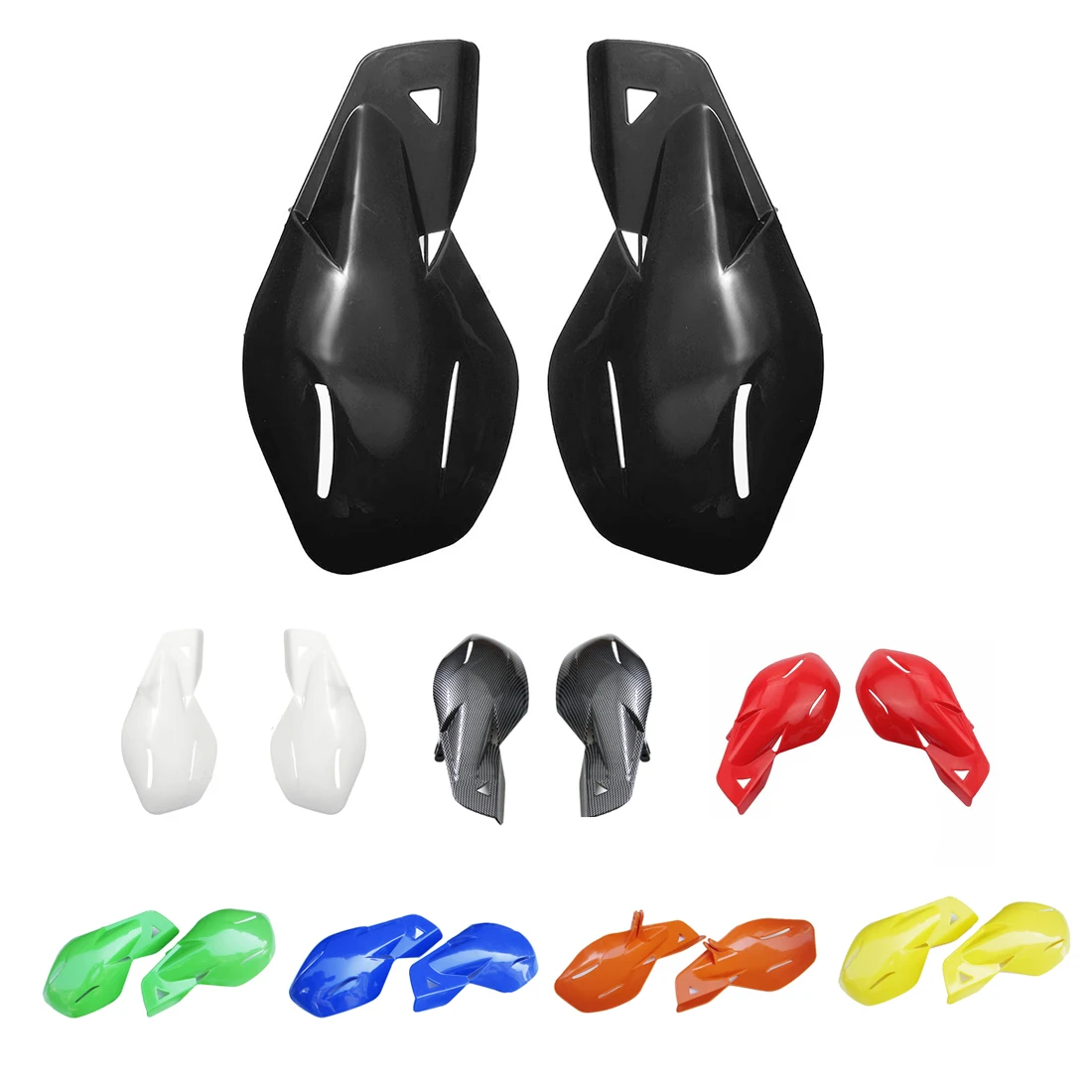 

1 пара 22 мм Универсальные наручники для Руля Мотоцикла углеродное волокно