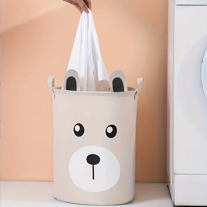 

Складная корзина для белья холст