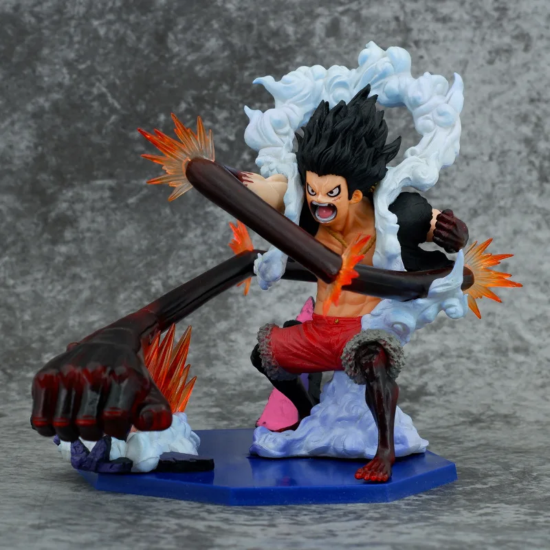 One Piece Anime Zero Super Fierce Battle 4th Gear Monkey D Luffy Pvc Action Figure Decoration Model Doll Toys For Children Gifts