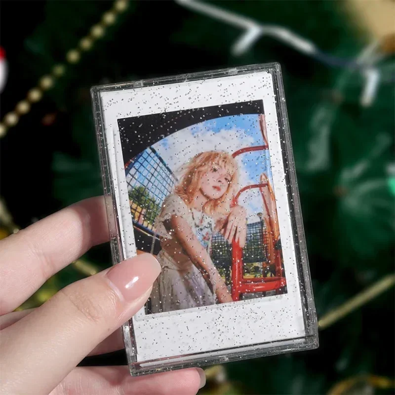 Фотоальбом с 64/80 карманами 3-дюймовый прозрачный держатель для фотокарт