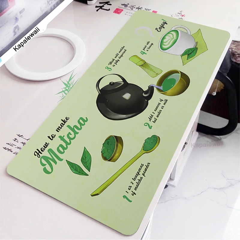 

Cute Green Chinese style 80x30 Mouse Pad Gaming Accessories Gabinete Gamer Keyboard Desk Mat Non-Slip Laptop Mousepad Floor rug