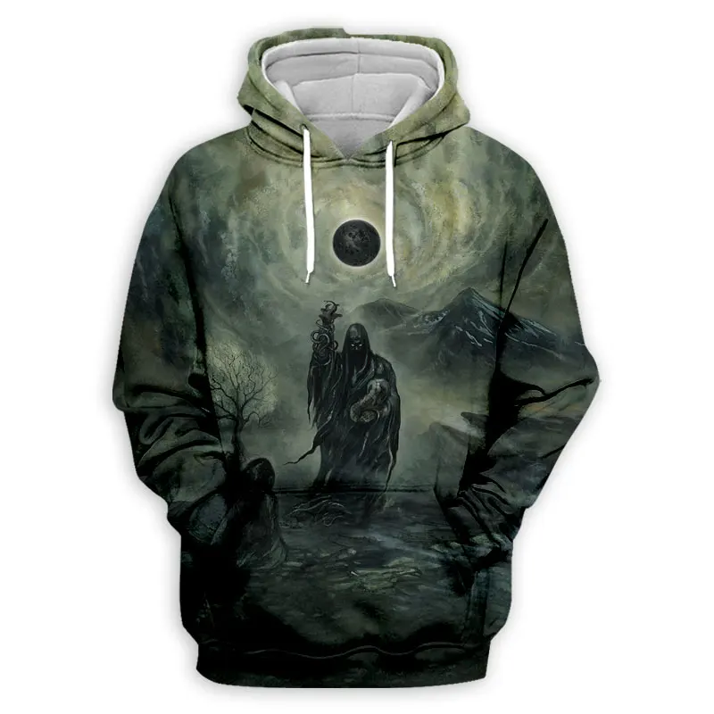 Uada Band Толстовка С 3D Принтом Утолщенная В Повседневном Стиле Для Мужчин И Женщин