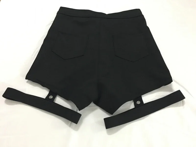 Kpop Girl Group в стиле панк эластичные обтягивающие тонкие шорты с высокой талией