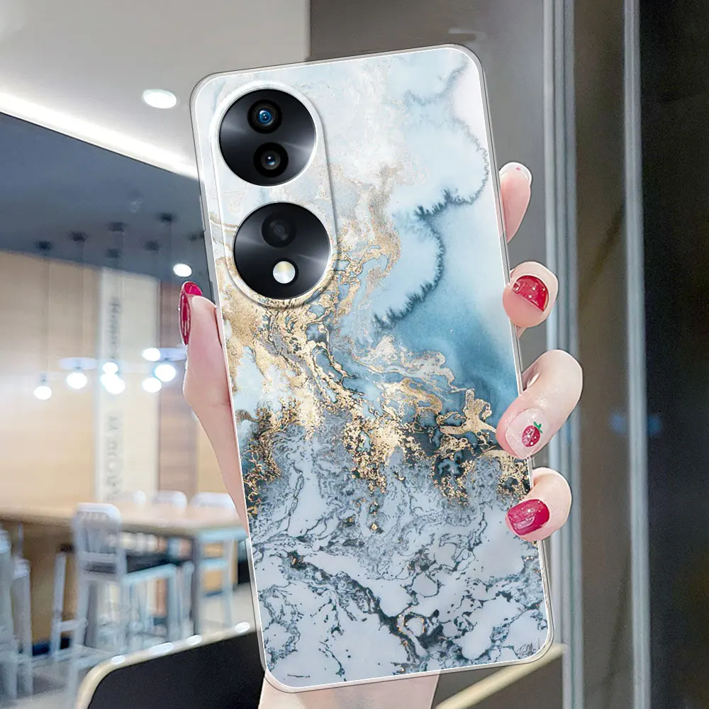 Чехол для Honor X7b X7A чехол телефона RKY-LX1 прозрачный мягкий силиконовый защитный Huawei