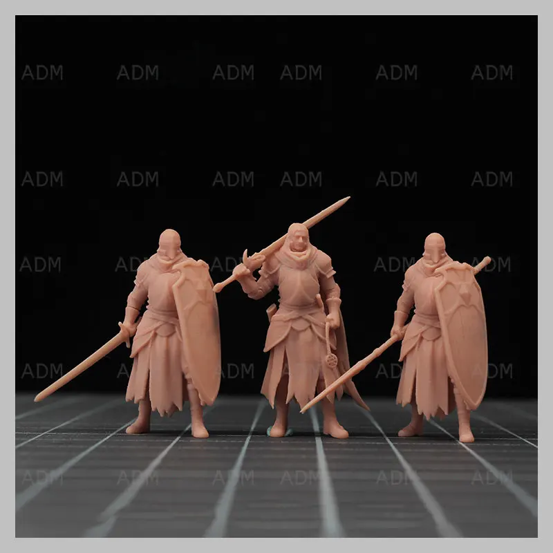 

1/64 or 1/43 Resin Figure European Soldier Wearing Armor of Many Styles Doll Model Diorama Unpainted DIY Toy Miniatures