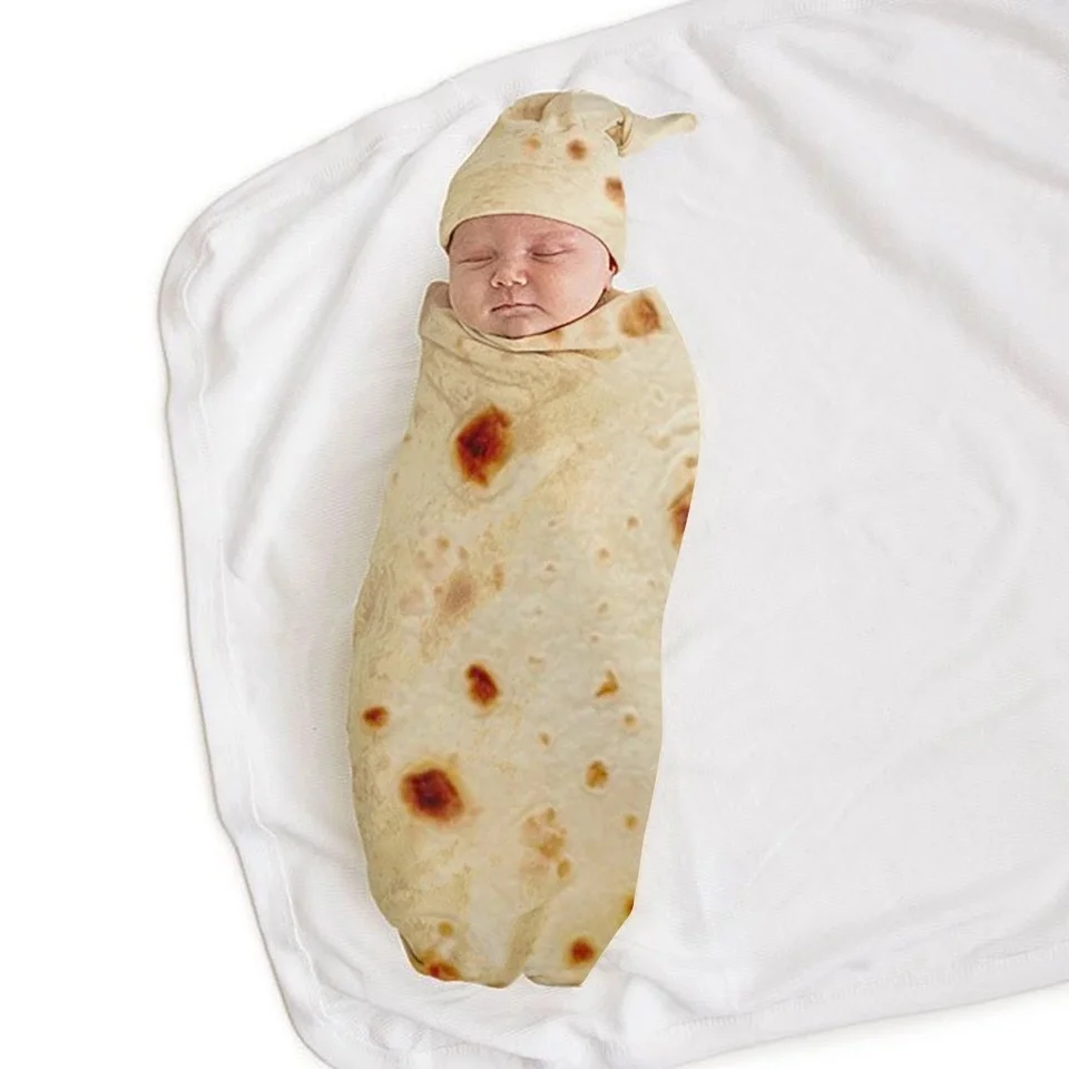 

Tortilla Blanket Simulation Cabbage Flannel Blanket Muslin Baby Swaddle Blankets Infant Bedding Cover Newborn Receive Blanket