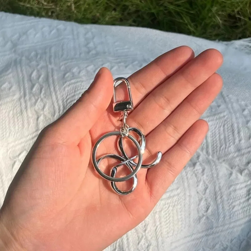 Металлический брелок для ключей Kpop Idol Æ с логотипом группы WINTER NINGNING