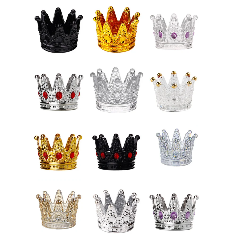 

Ashtray/ Makeup Box Glass Creative Crown Desk Accessories Ashtray for Home Decoration Ashtray for Car Lighter Weed Accessories