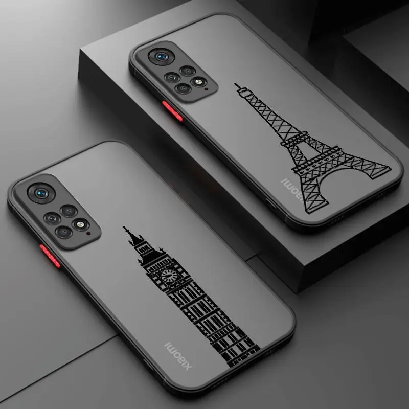 Матовый чехол для телефона Xiaomi Redmi Note 11 10 9 Pro 5G 10C 9s 7 8 8T 12 9A 9C 9T K40 оболочка чехлы