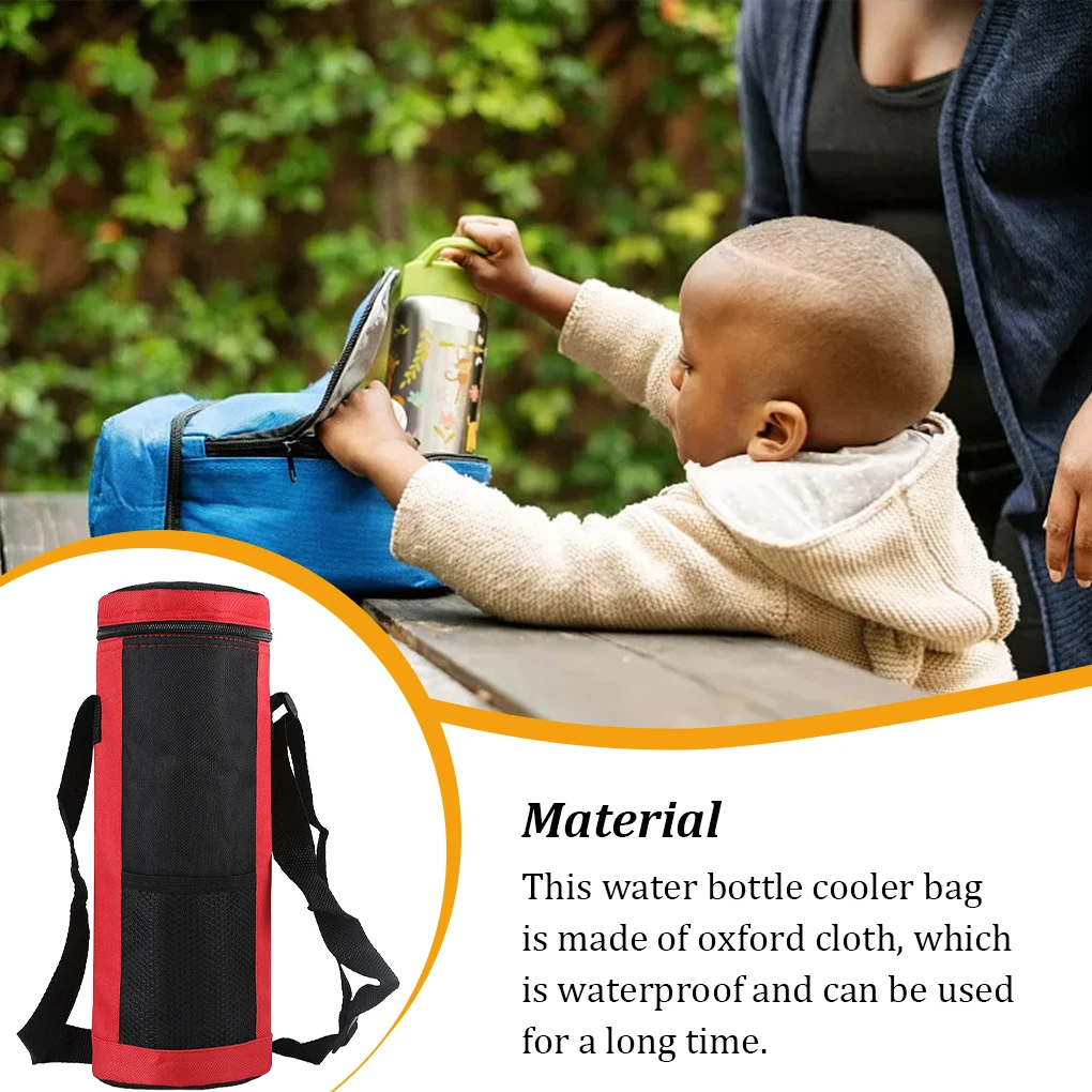 Сумка-холодильник для бутылки с водой регулируемым ремешком водонепроницаемая
