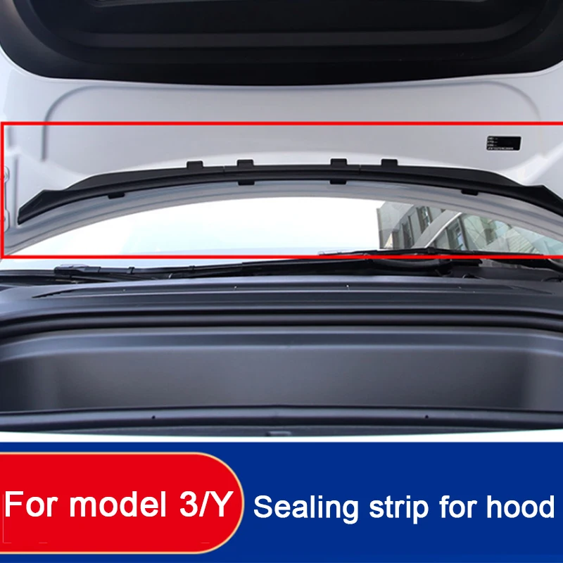 

Futhope Front Waterproof Chassis Cover Water Strip For Tesla Model 3 Y Air inlet protective cover modification accessories