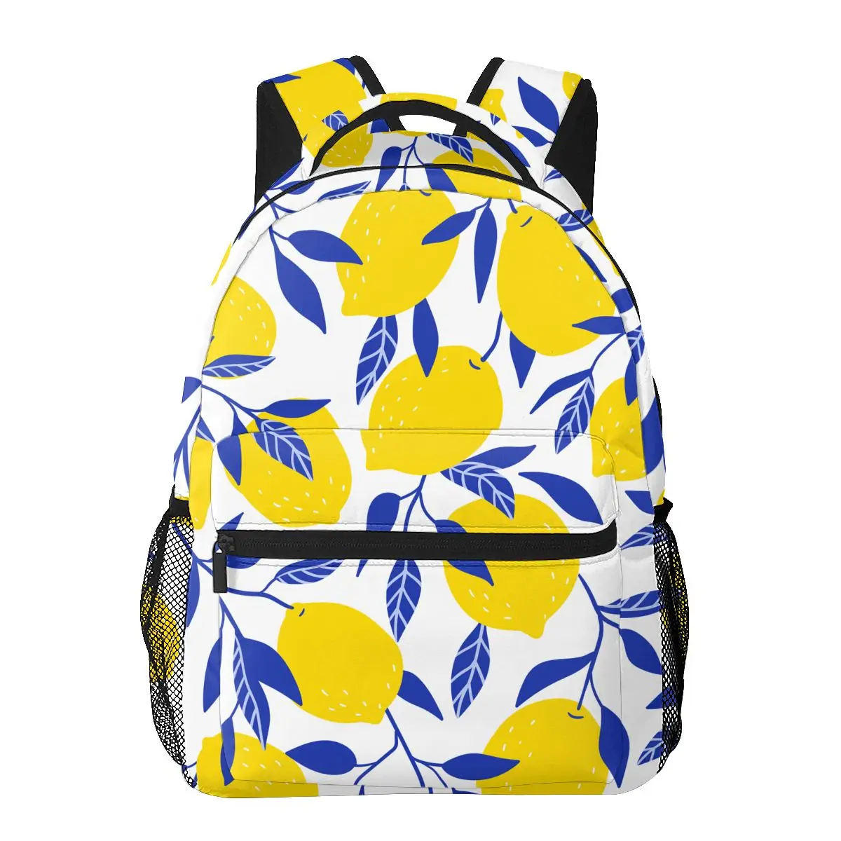 

School Bags for Teenagers Boys School Bag Boy Tropical Yellow Lemons Students Book Satchels