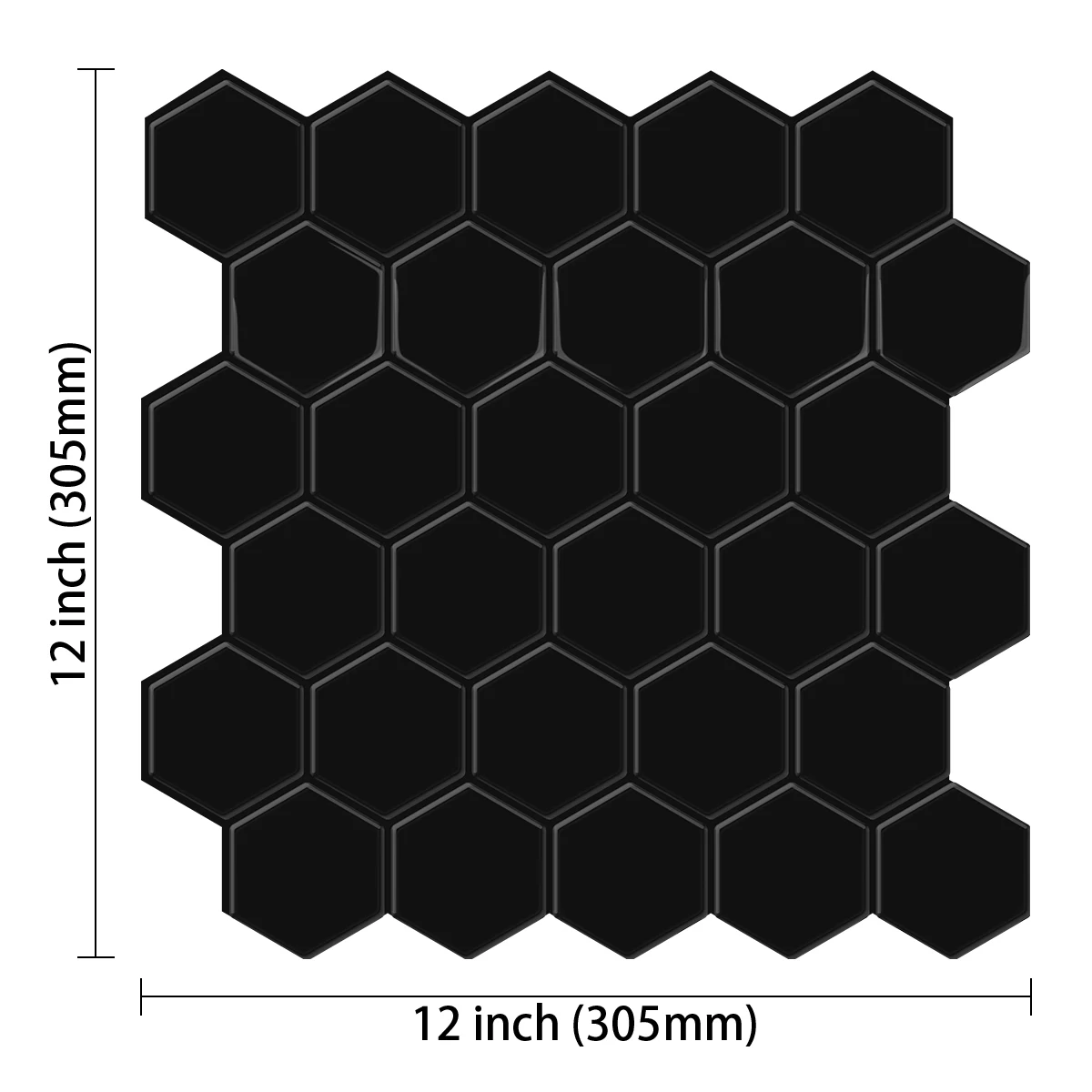 

1.6mm 3d Self-adhesive Wall Sticker Kitchen Oil-proof Baffle--1sheet