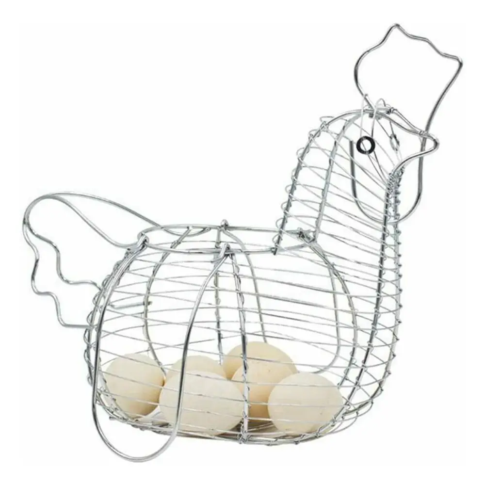 

Multipurpose Practical Egg Baskets Funny Personality Chicken-shaped Storage Basket Home Living Room Fruit Holder