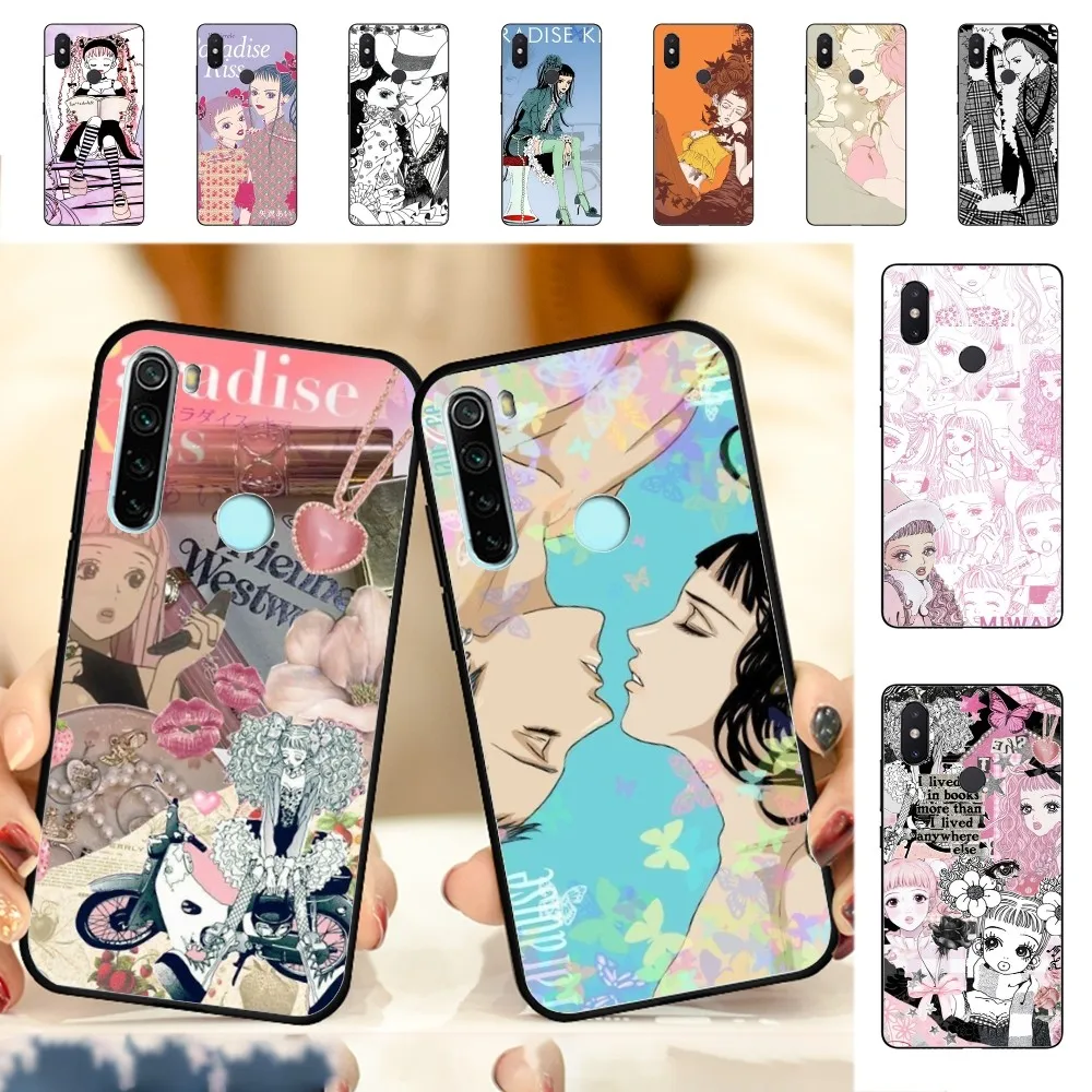 Телефон Paradise Kiss с рисунком аниме случай для Redmi Примечание 4X5 A 6 7 8 T 9 9S 10 11 11S 11Epro Poco