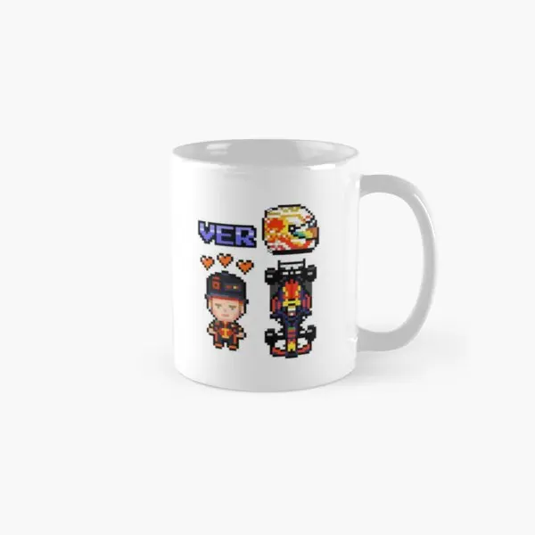 

Pixel Verstappen 2020 Classic Mug Simple Photo Gifts Design Tea Printed Image Cup Picture Drinkware Handle Round Coffee