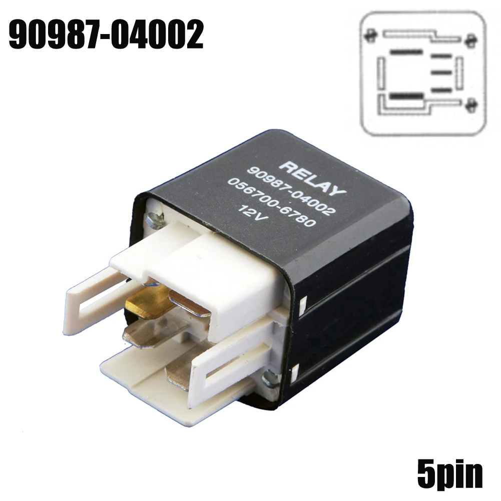 

12V 5Pin Main Blower Motor Relay 90987-04002 12v 056700-6780 For Toyota For Camry For Corolla Land Cruiser For Lexus Car Relays