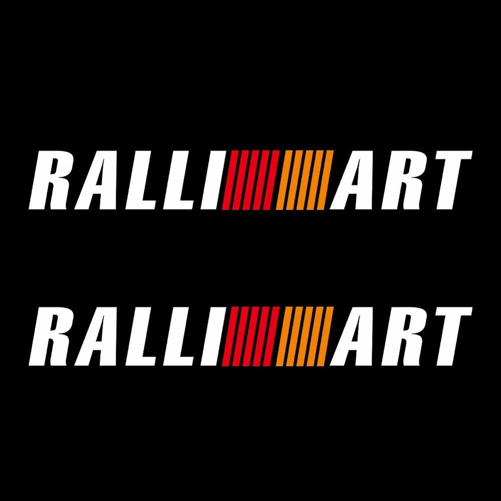 

Декоративные наклейки для кузова автомобиля Mitsubishi Ralliart Pajero 4 Outlander Colt Galant Carisma EX EVO Lancer ASX, 2 шт