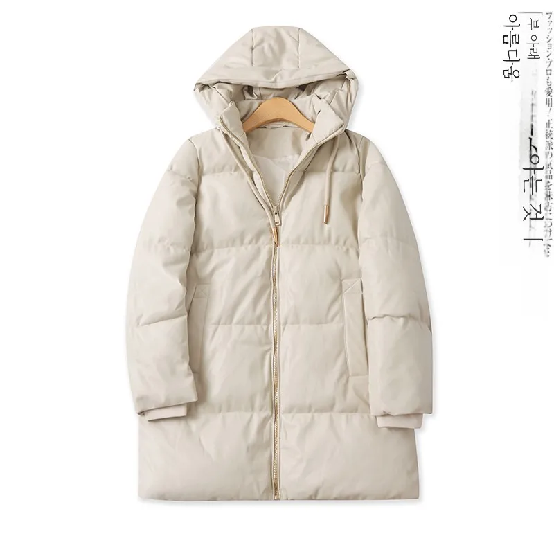 Утолщенная куртка на хлопковой подкладке из искусственной кожи. Зимняя новая