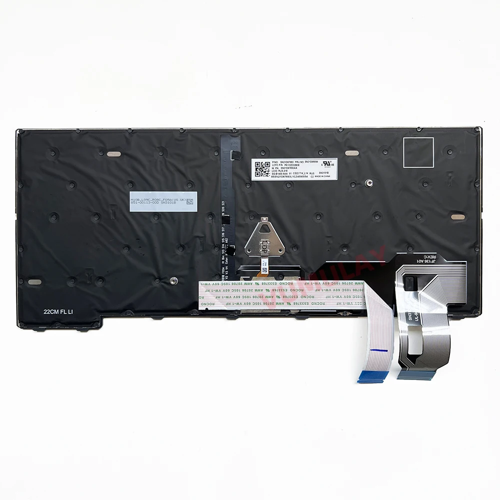 Фото Русская клавиатура с подсветкой для Lenovo Thinkpad T14 Gen 3,L14 Gen 3,T14 Gen 4,L14 Gen 4,P14s Gen 3,P14s Gen 4,21AH 21AJ 21CF 21CG 21C1 21C2 21C5 21C6 21AK 21AL 21J5 21J6 21HF 21HG 21K5 21K6 21HD 21HE 21K3 21K4 21H1 №2