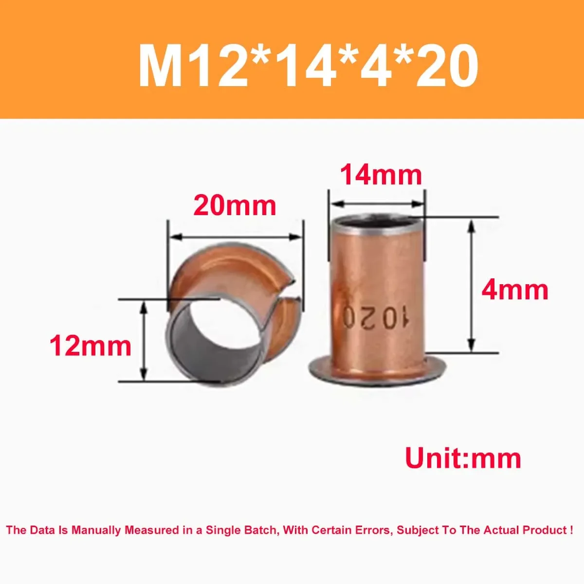 

Фланцевый самосмазывающийся медный рукав M12/13/14/15