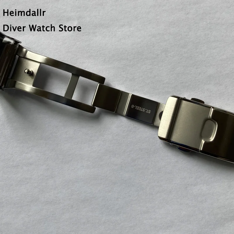 High Quality 18mm Width Stainless Steel Watchband Buckle Suitable For Seiko Prospex SPB147/185/187 Diver Watch Bracelet