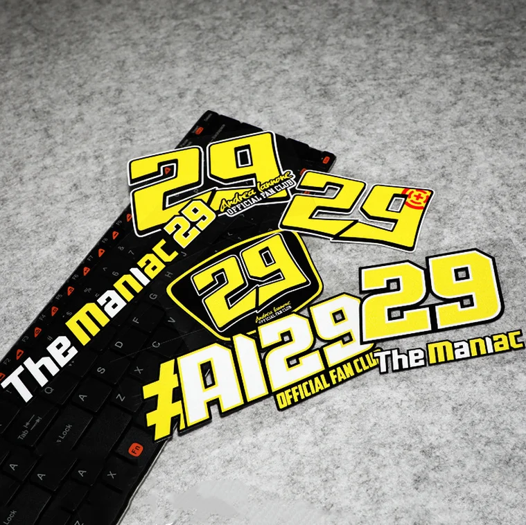 

G329 The Maniac 29 Andrea Lannone MOTO GP Racer Vinyl Stickers Fan Club Decals for Car Motorcycle Helmet Whole Body Decoration