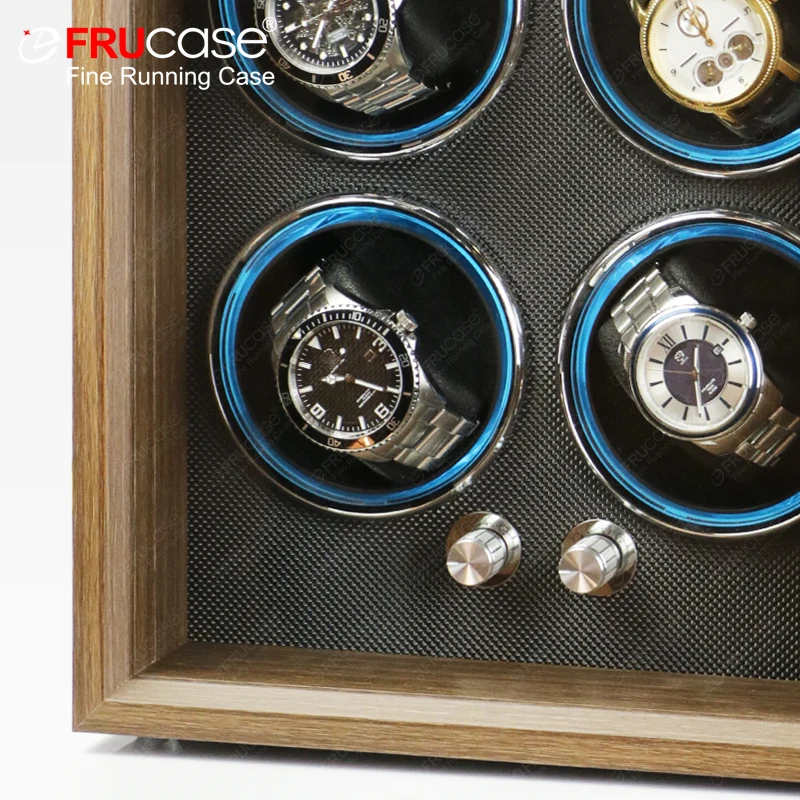 FRUCASE Watch Winder for Automatic Watches Watches Box Jewelry Watch Display Collector Storage With LED
