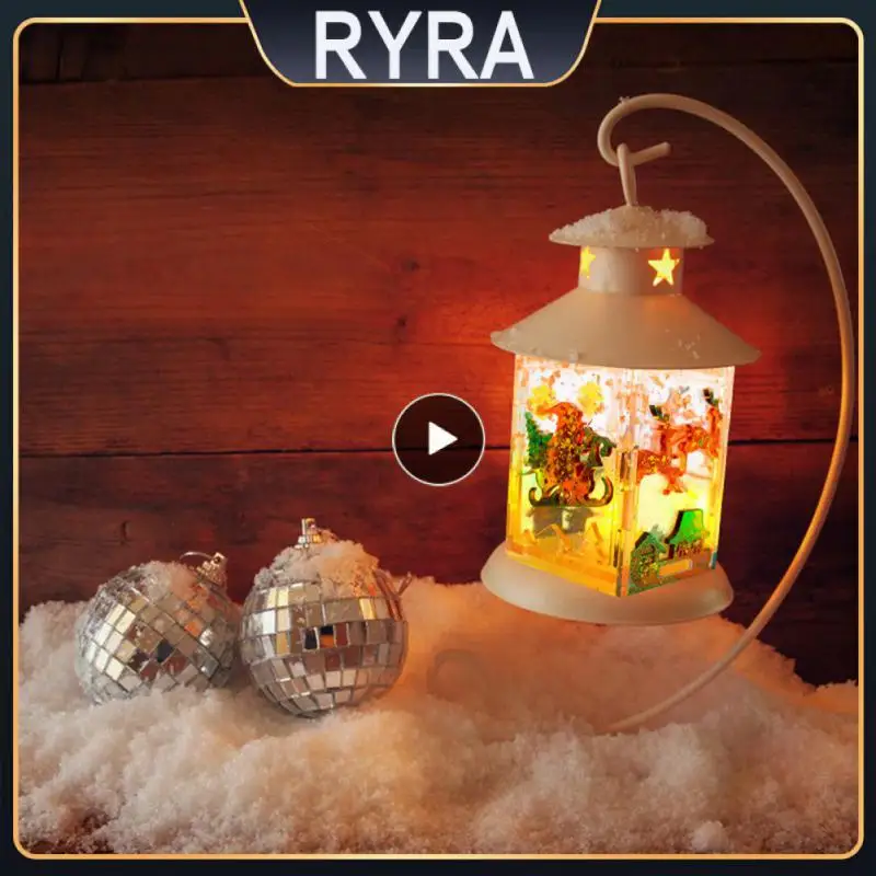 

Christmas Silicone Molds DIY Lantern 6 Pieces Splicing Set Christmas Tree Santa Claus Snowflake Moose Christmas Mold Gifts Light