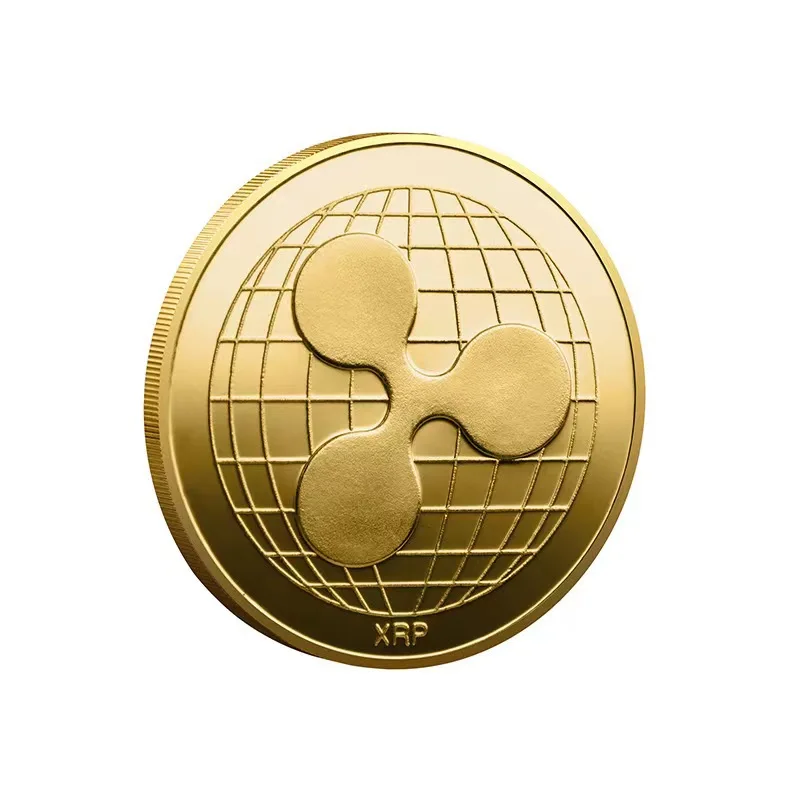

Коллекционная монета Ripple XRP со серебряным покрытием