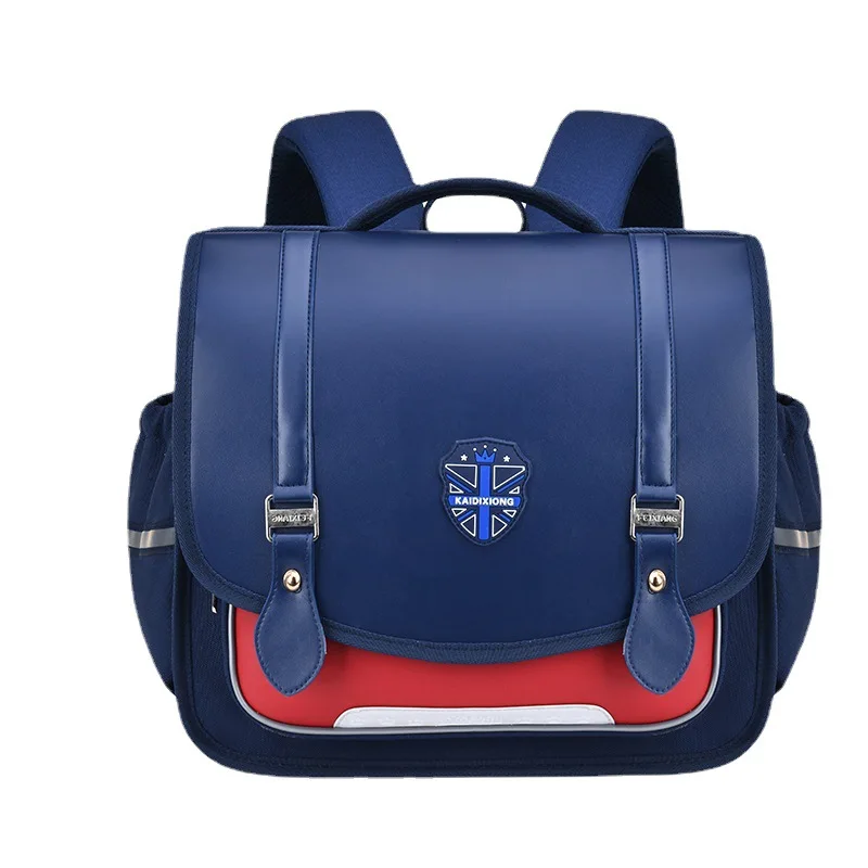 New School Bags For Boys Girls England Style Primary Student Shoulder Orthopedic Backpack Large Capacity Water Proof Mochila