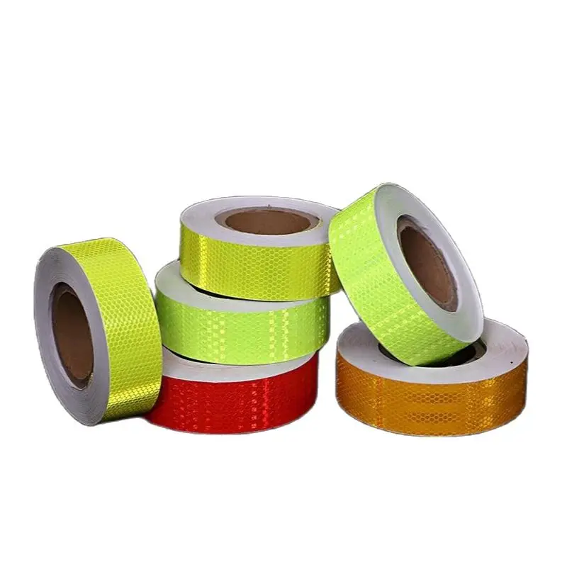 5CM PVC Self-Adhesive Reflective Tape High Visibility Fluorescent ...