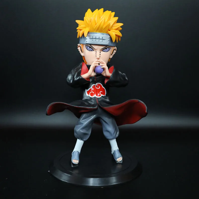 

19CM Naruto Anime Shippuden Action Figures Style Akatsuki Member Deidara Hidan Uchiha PVC Figure Model Doll Toys Gift