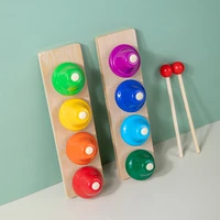 childrens early enlightenment training eight tone bell orff musical instrument infant playing type baby noise maker wooden toys