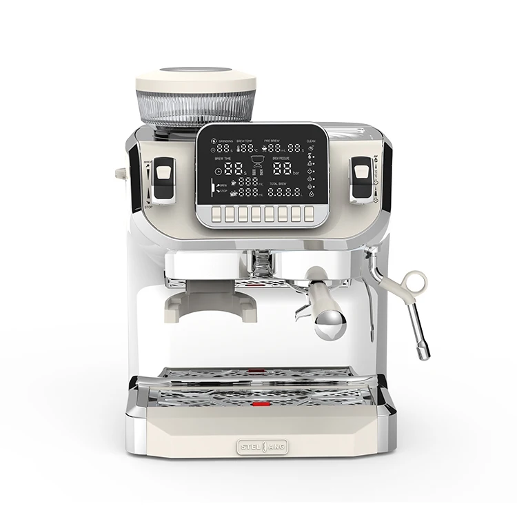 Commercial 15 Pump Semi Automatic Bean To Cup Illy Cappuccin