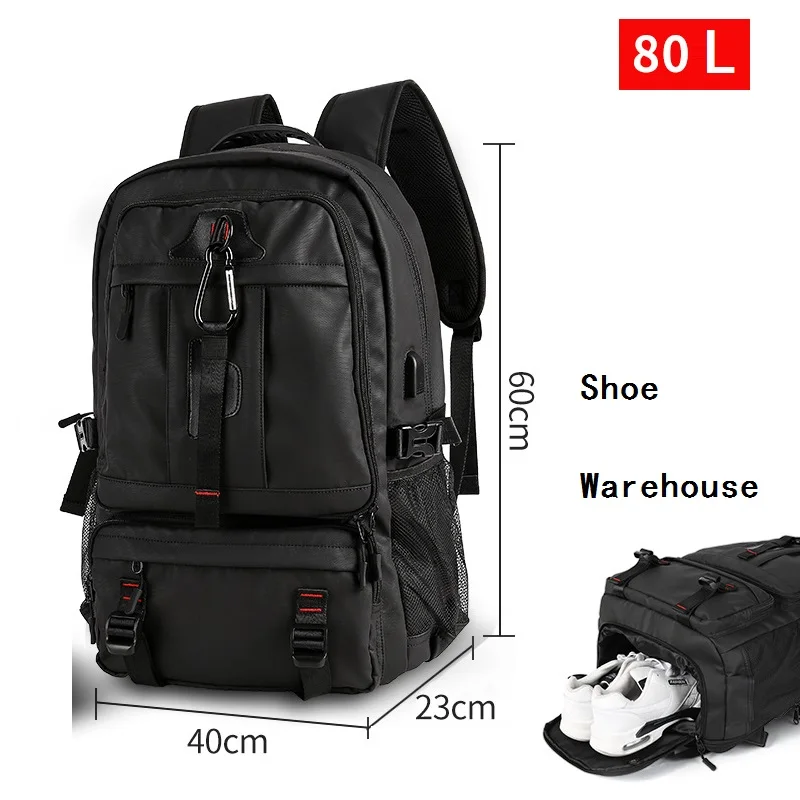 Large-capacity backpack men's oversized backpack travel luggage outdoor business travel bag multi-functional expansion back pack