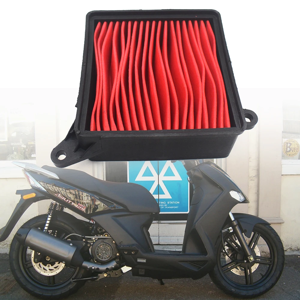 

Pokhaomin Motorcycle Scooter Air Filter Intake Filter for Kymco Agility 125R 125cc 17211-LDF7-B00 17211LDF78000